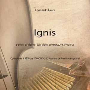 Ignis per trio di violino, sassofono contralto, fisarmonica