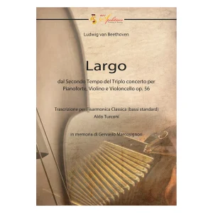 Largo - dal secondo tempo del triplo concerto per pianoforte, violino e violoncello op. 56 Ludwig van Beethoven